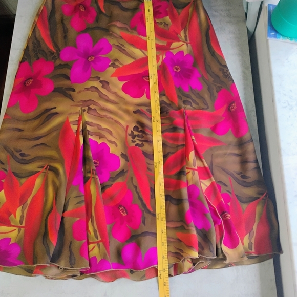 Versailles Y2K Floral Ruffle Skirts Womens Large Low Rise Fairy Animal Print - Picture 9 of 11